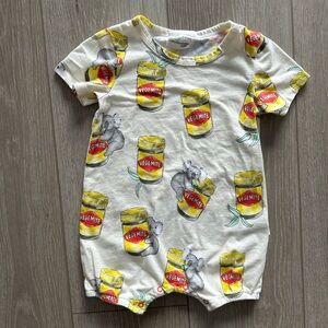 Vegemite Playsuit Romper pajamas by Peter Alexander, 12-18 months